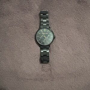Michael Kors Black and Gold Watch